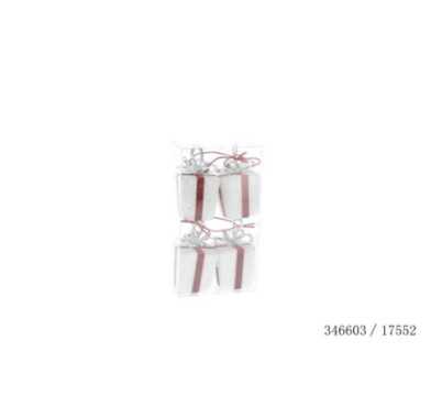 SET DE 4 CADEAUX ROUGE ET