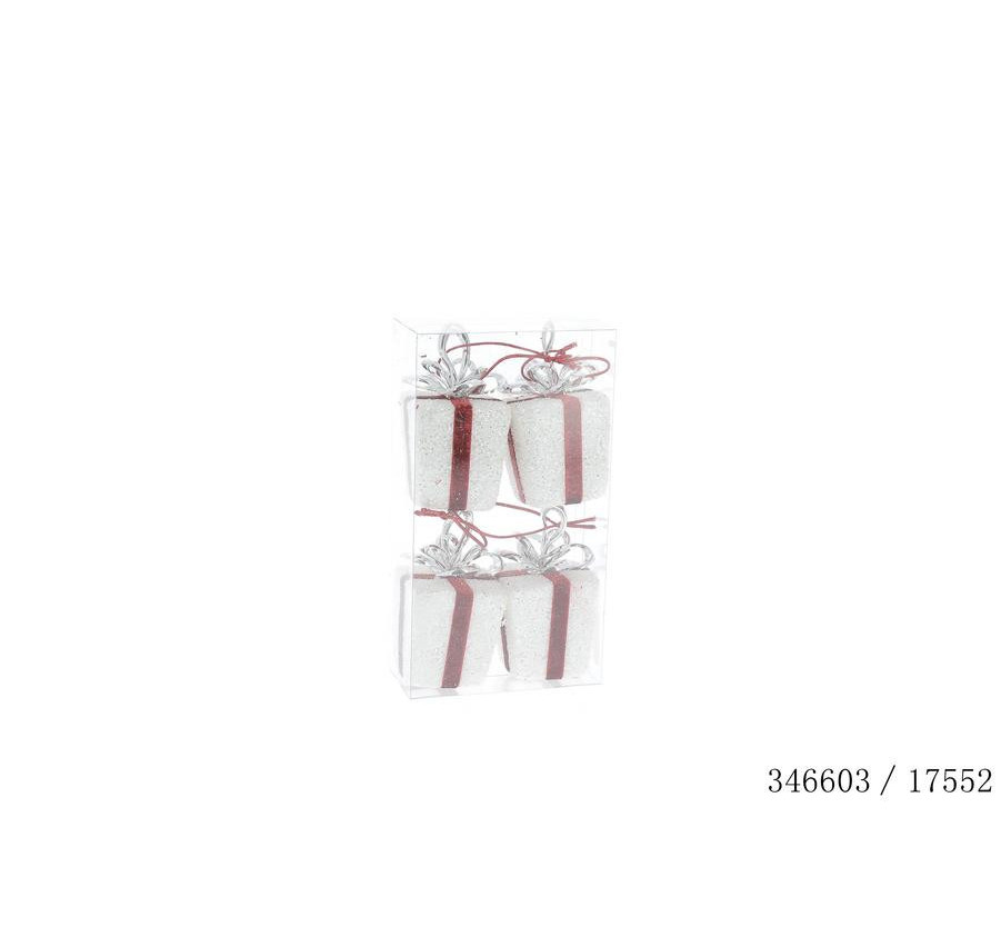 SET DE 4 CADEAUX ROUGE ET