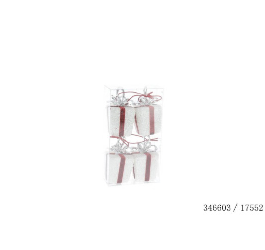 SET DE 4 CADEAUX ROUGE ET