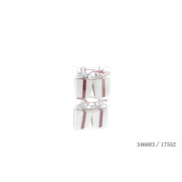 SET DE 4 CADEAUX ROUGE ET