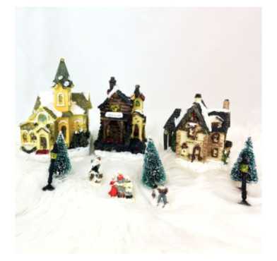 KIT VILLAGE 3 MAISONS 11PCS