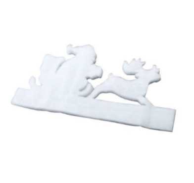 SCENETTE PERE NOEL H17X35CM