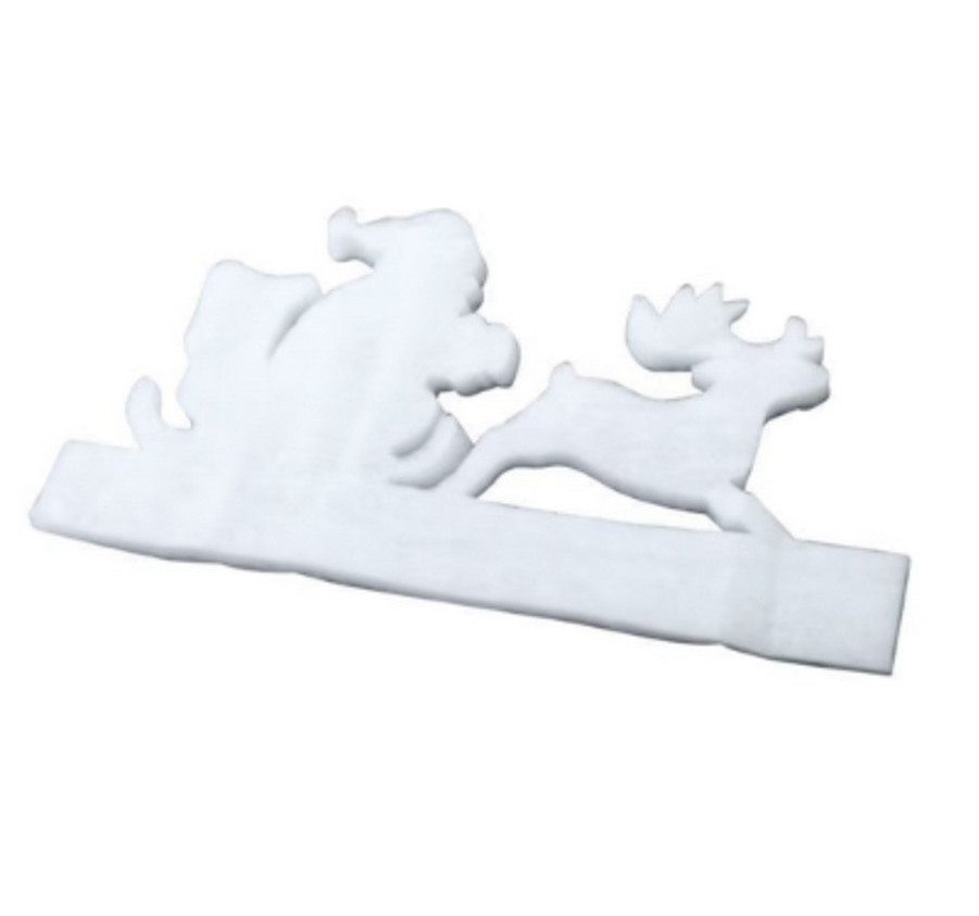 SCENETTE PERE NOEL H17X35CM