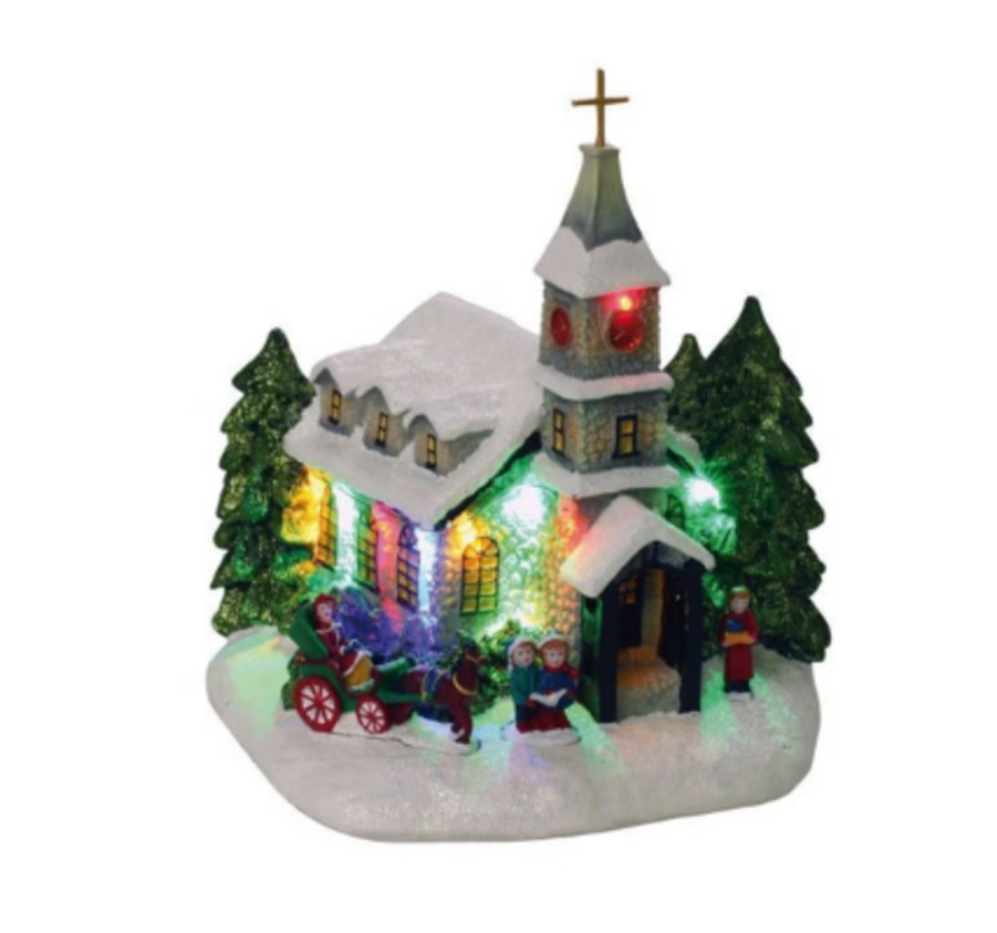 EGLISE 10 LED H23.5X23.5CM