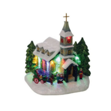 EGLISE 10 LED H23.5X23.5CM