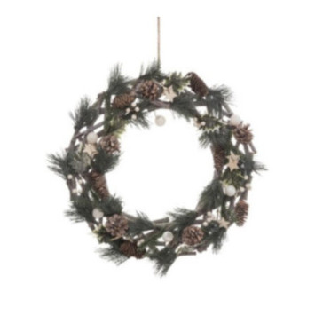 COURONNE DECORATIVE D.50CM