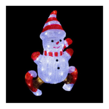 BONHOMME DE NEIGE AVEC PATINS