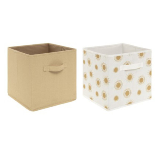 LOT DE 2 BACS DE RANGEMENTS