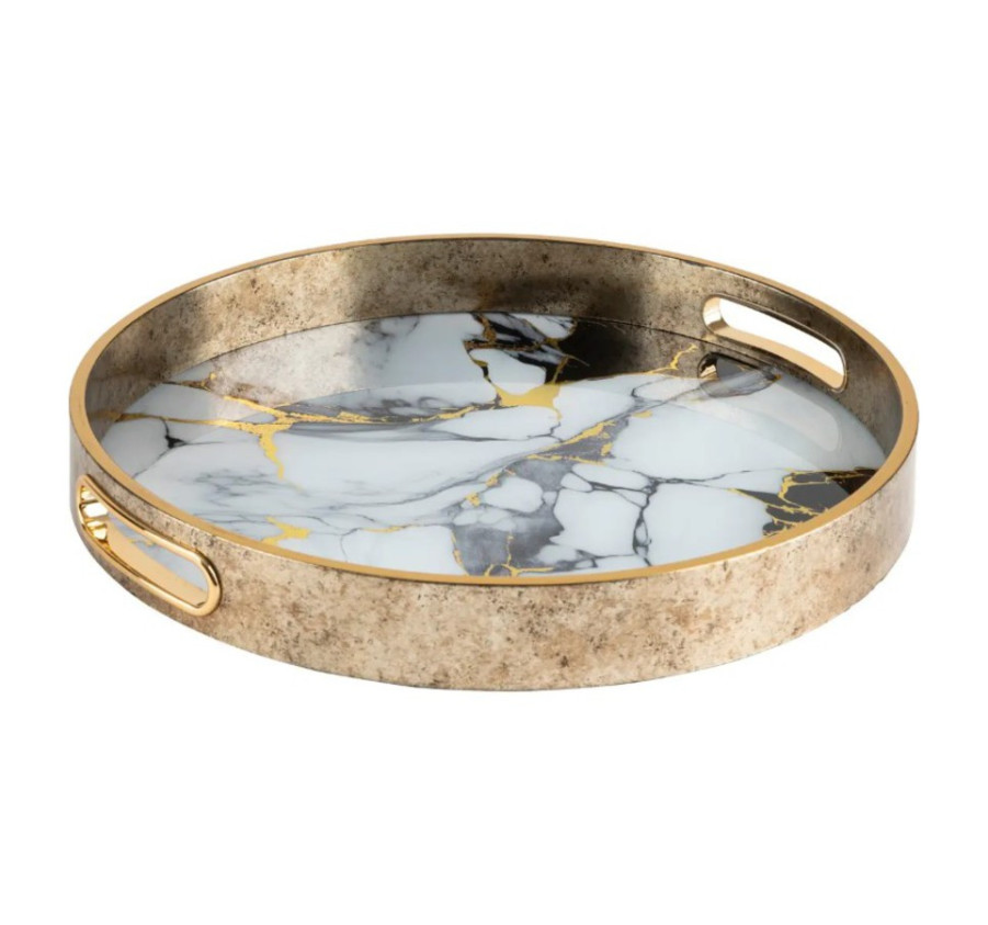 PLATEAU INAYA EFFET MARBRE