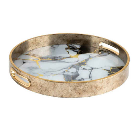 PLATEAU INAYA EFFET MARBRE