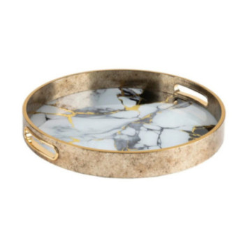 PLATEAU INAYA EFFET MARBRE