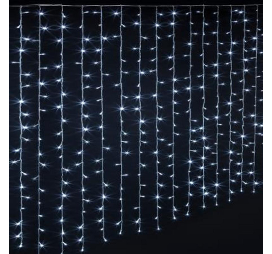 RIDEAU FACADE 300LED BLANC
