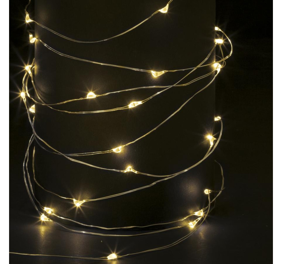 GUIRLANDE COPPER 100LED BLANC