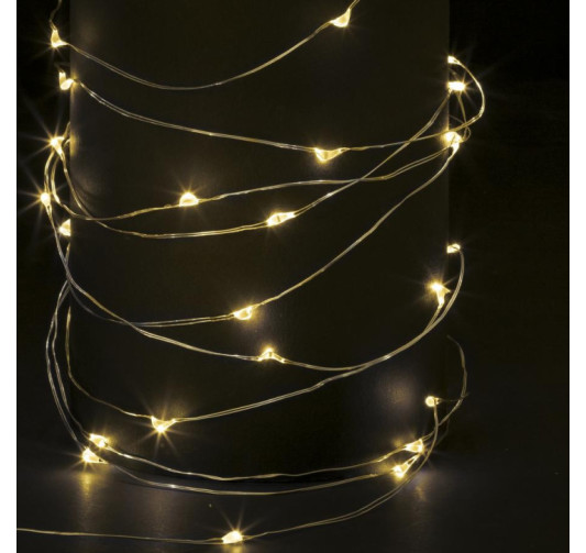 GUIRLANDE COPPER 100LED BLANC