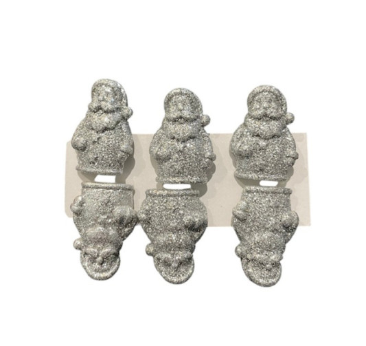 PERE NOEL PAILLETTE SUR PINCE