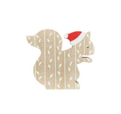 ECUREUIL DE NOEL EN BOIS