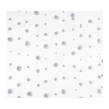 RIDEAU BOULES DE NEIGE BLANC