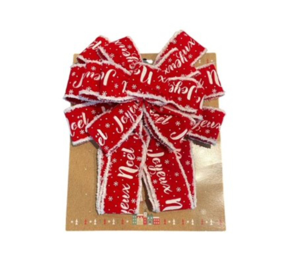 NOEUD GEANT HAUT DE SAPIN