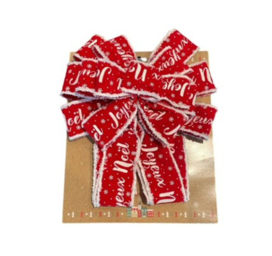 NOEUD GEANT HAUT DE SAPIN