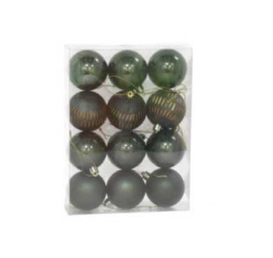 BOITE DE 12 BOULES DE NOEL