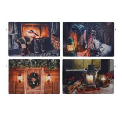 PAILLASSON SCENE DE NOEL