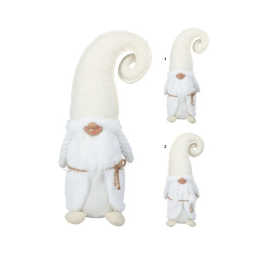 GNOME BLANC A POSER 20X13X43CM