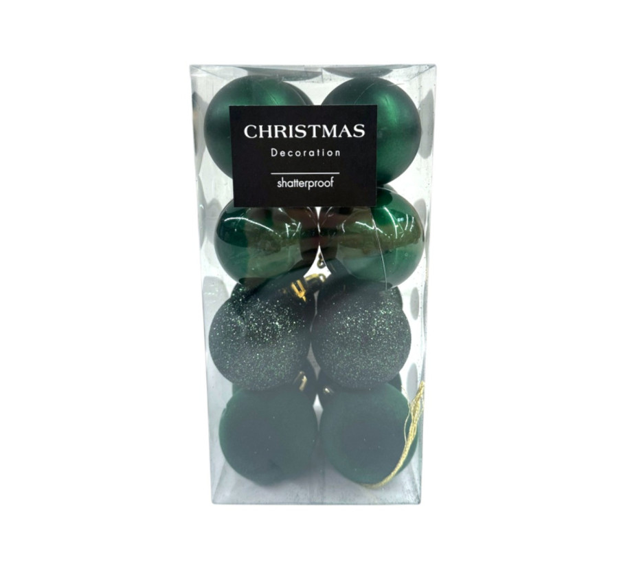 BOITE DE 16 BOULES DE NOEL