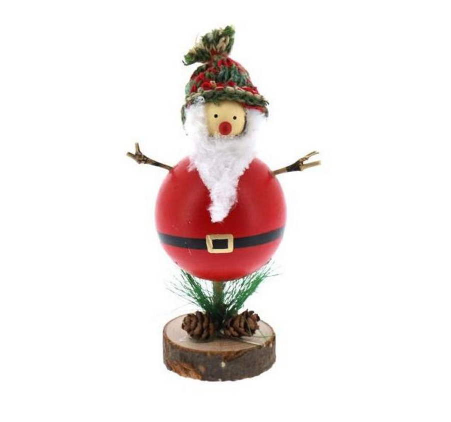 PERSONNAGE BOULE EN BOIS SUR