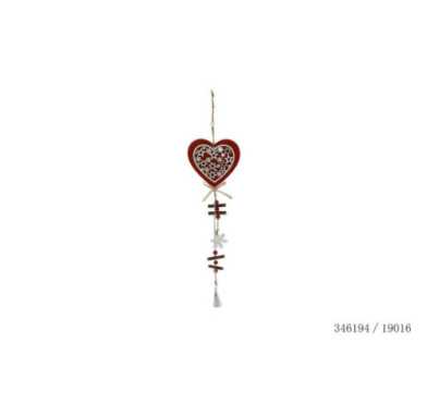 COEUR EN BOIS DECOR ETOILE