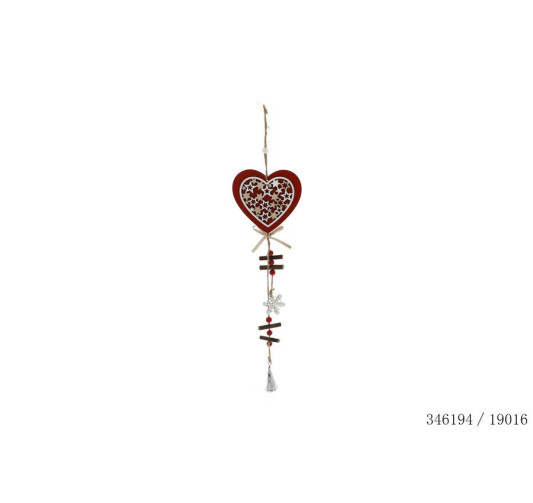 COEUR EN BOIS DECOR ETOILE