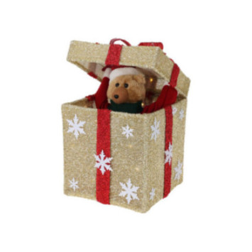 BOITE CADEAU LED AVEC OURS