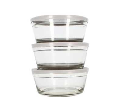 SET DE 3 BOLS EN VERRE 940ML