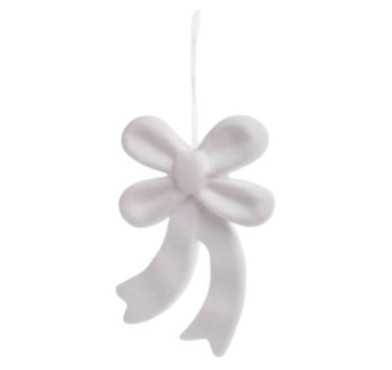 NOEUD EN POLYSTYRENE BLANC