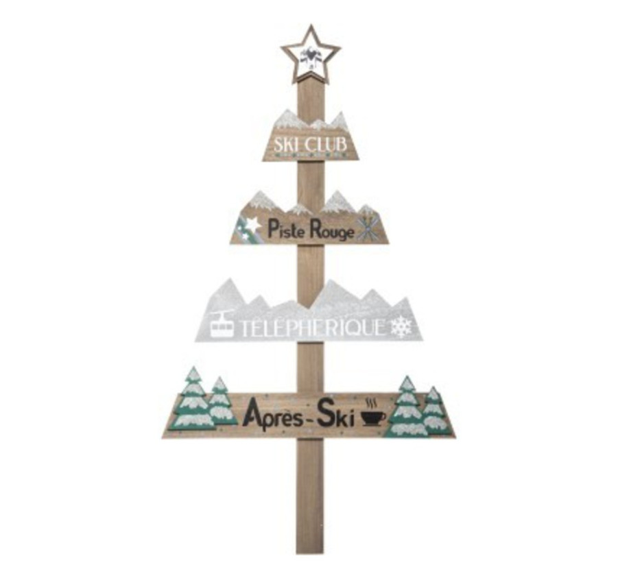 PANCARTE EN BOIS H.105CM