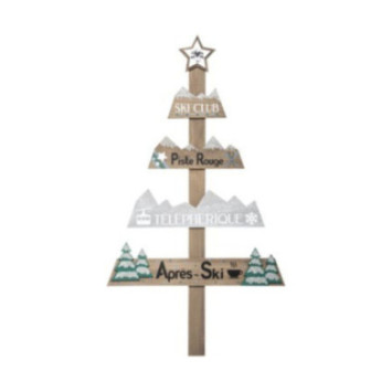 PANCARTE EN BOIS H.105CM