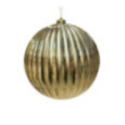 BOULE DE NOEL STRIEE 20CM