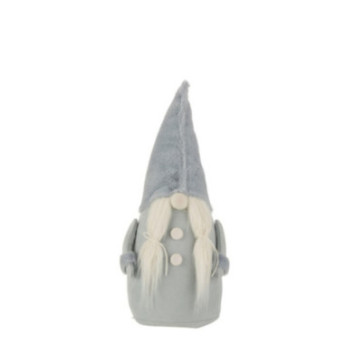 GNOME DEBOUT TEXTILE BLEU