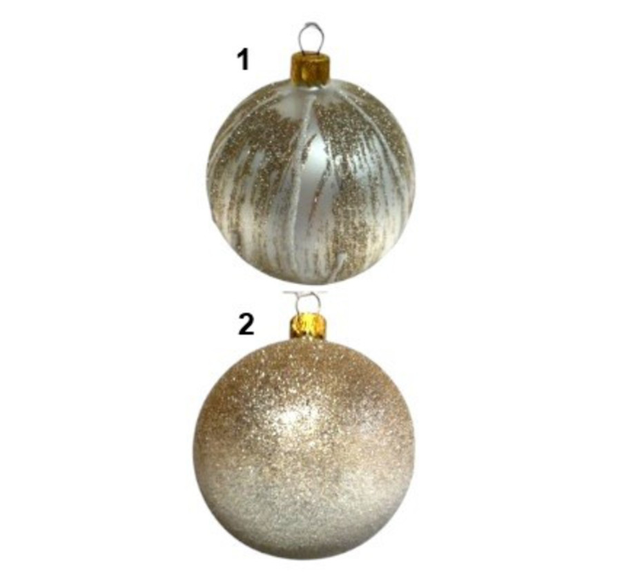 BOULE DE NOEL PAILLETTEE