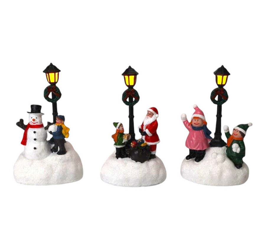 SCENETTE DE NOEL AVEC LANTERNE