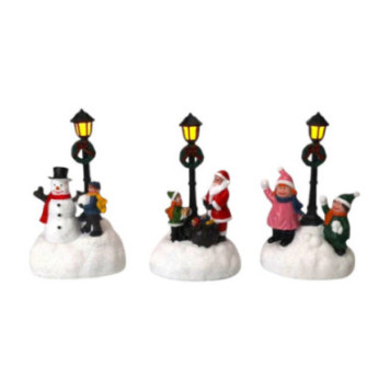 SCENETTE DE NOEL AVEC LANTERNE