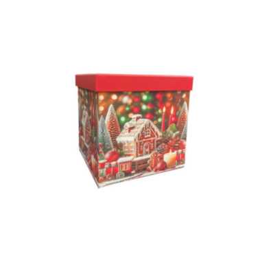 BOITE CADEAU CARRE NOEL