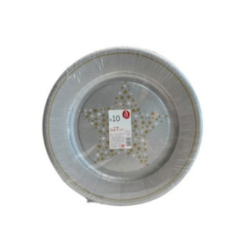 ASSIETTE EN CARTON -STARLIGHT