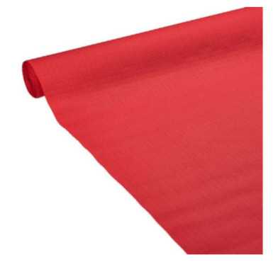 NAPPE EN PAPIER GAUFRE ROUGE