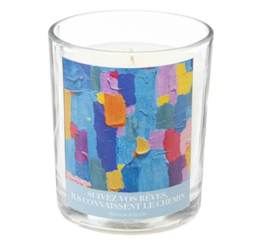 BOUGIE PARFUMEE POT EN VERRE