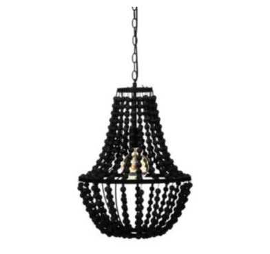 SUSPENSION PERLE NOIRE