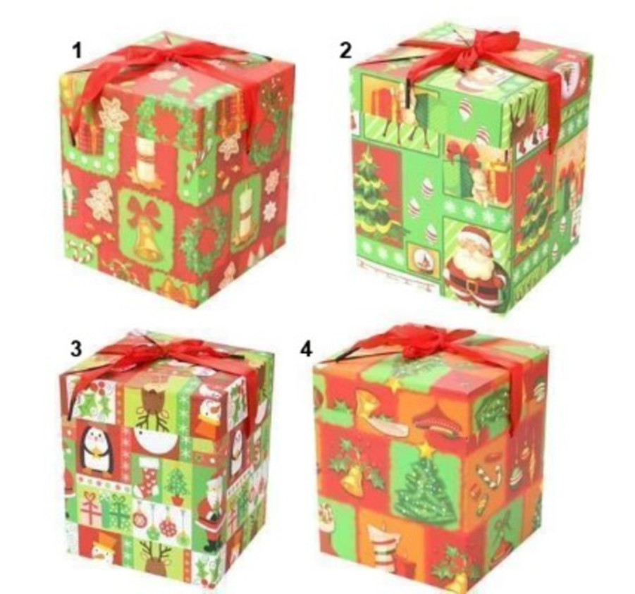 BOITE CADEAU PLIABLE H14.8CM