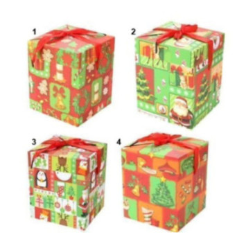 BOITE CADEAU PLIABLE H14.8CM