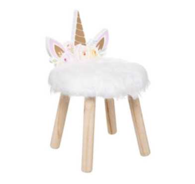 TABOURET ENFANT LICORNE