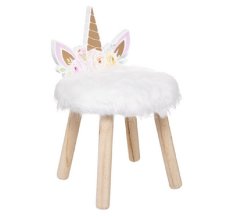 TABOURET ENFANT LICORNE