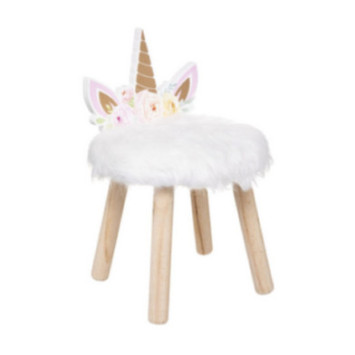 TABOURET ENFANT LICORNE